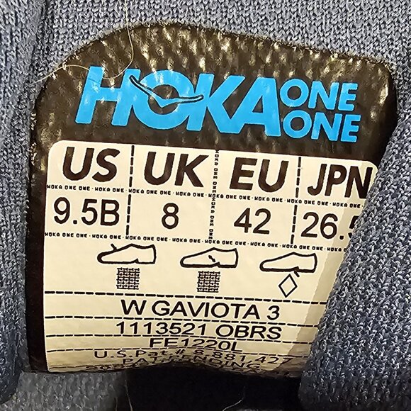 Hoka Gaviota 3, women's size 9.5, very good condition - Picture 6 of 6